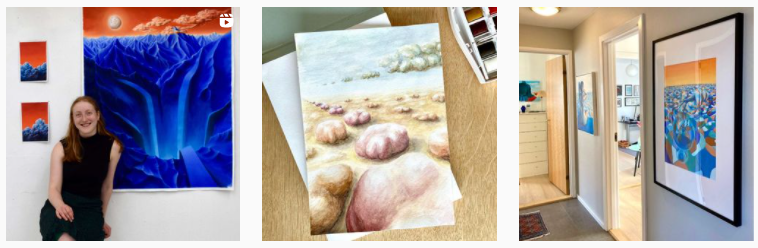 Skærmudklip af Marie Juhls instagram side.